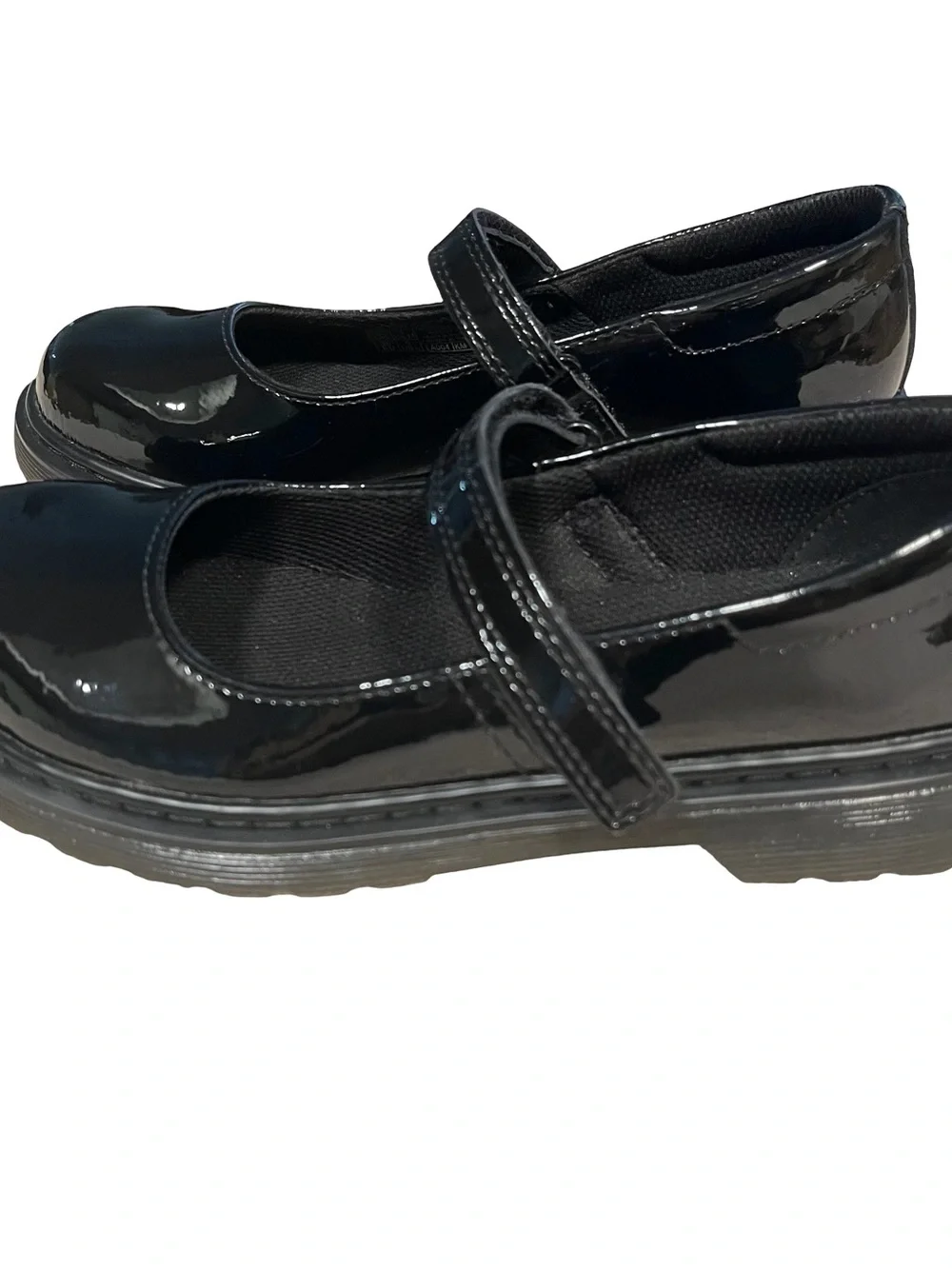 Dr. Martens Kids Girls Maccy ll Mary Jane Shoes US 5 Black Patent Leather EUC